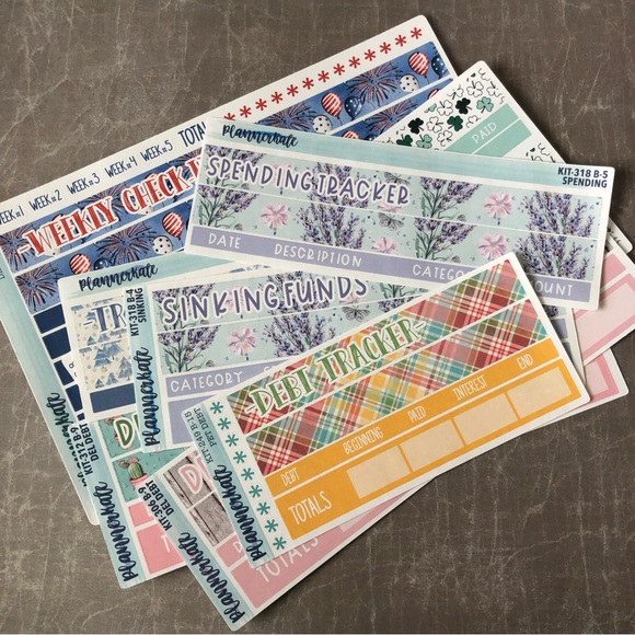 Planner Kate Office Pk Budget Stickers Poshmark